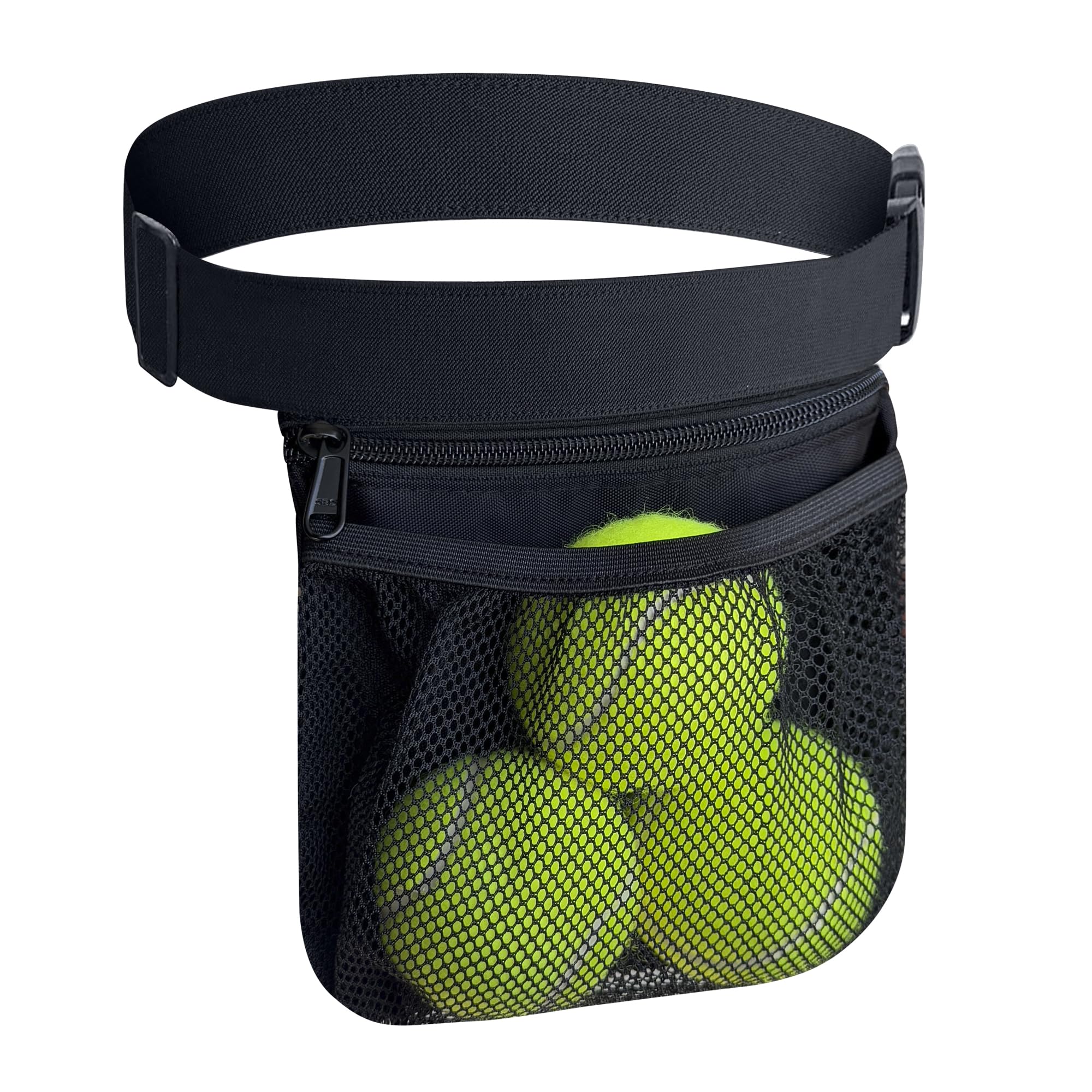 **Tennis Ball & Pickleball Waist Band Holder - Adjustable Hip Pouch for Women & Men - Sports Accessories for Tennis, Pickleball, Gym & Travel**    *(Perfect for carrying balls, keys, phone & essentials during matches, workouts, or outdoor activities)*