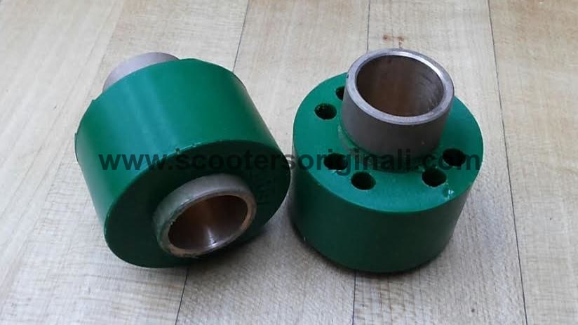 Lambretta Engine Mount & Silent Block Insert - Green - PLC Corse | High-Performance Vibration Dampening for Scooter & Motorcycle Rides