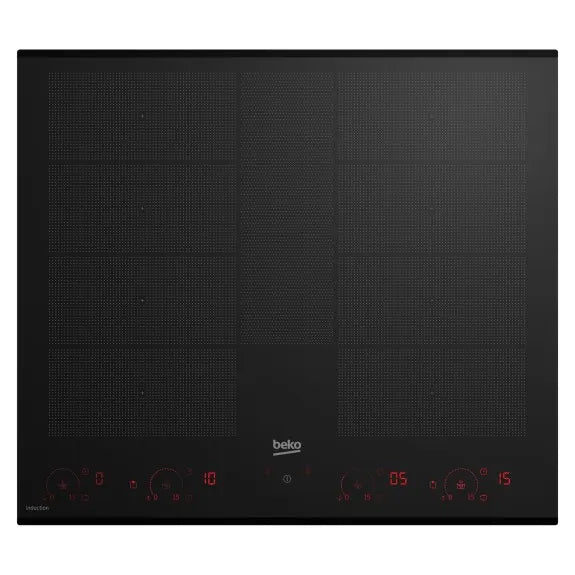 Beko 60cm Flexy Induction Cooktop BCT604IG - Portable Electric Stove for Home Kitchen, Dorm & RV Cooking | Fast Heating & Energy Efficient