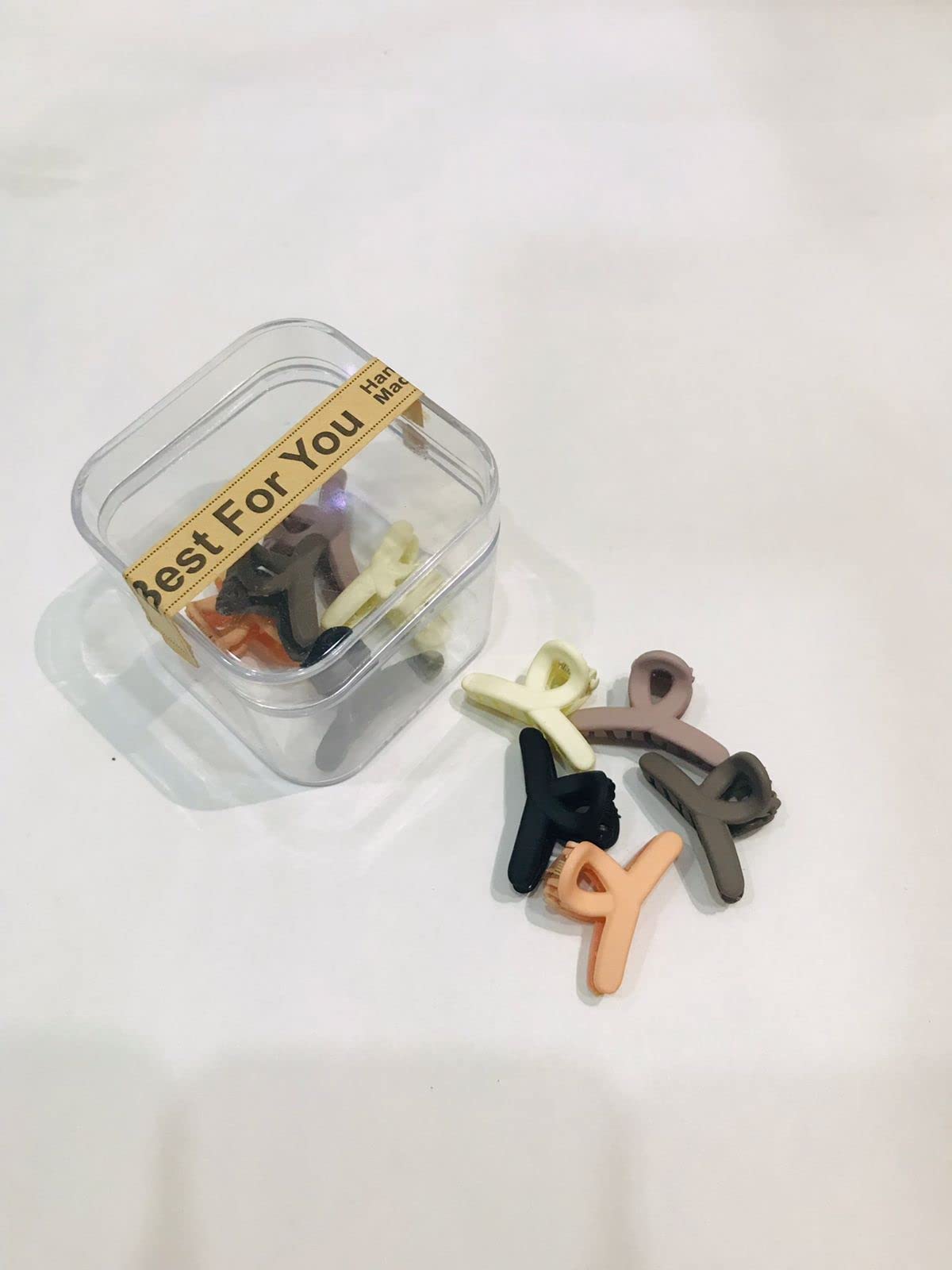 Colorful Baby Hair Clips for Girls - Small Hair Claw Clips Set (10pcs) - Perfect for School, Parties & Daily Styling