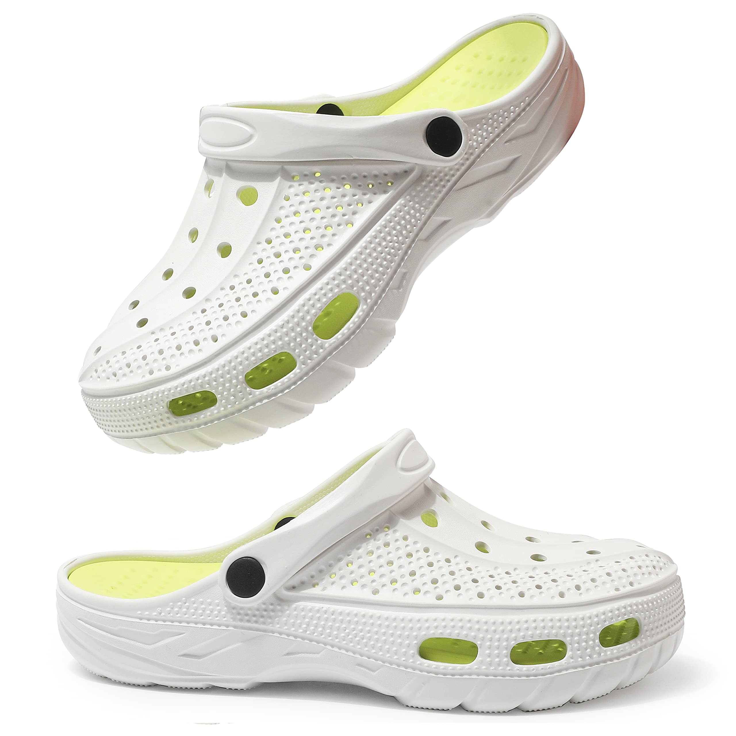 INMINPIN Orthopedic Clogs for Women & Men - Arch Support Garden Shoes, Sandals & Slippers with Plantar Fasciitis Relief Insoles - Perfect for Gardening, Walking & Indoor Comfort