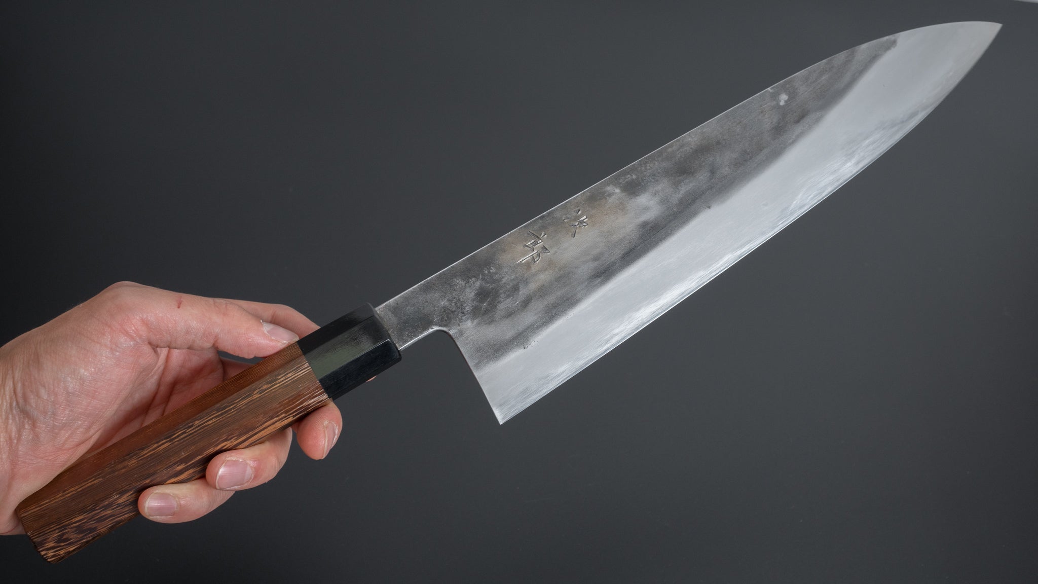Premium Jiro Tsuchime Wa Gyuto 255mm Japanese Chef Knife with Taihei Tagayasan Handle (#266) - Perfect for Sushi, Meat Cutting & Professional Kitchen Use
