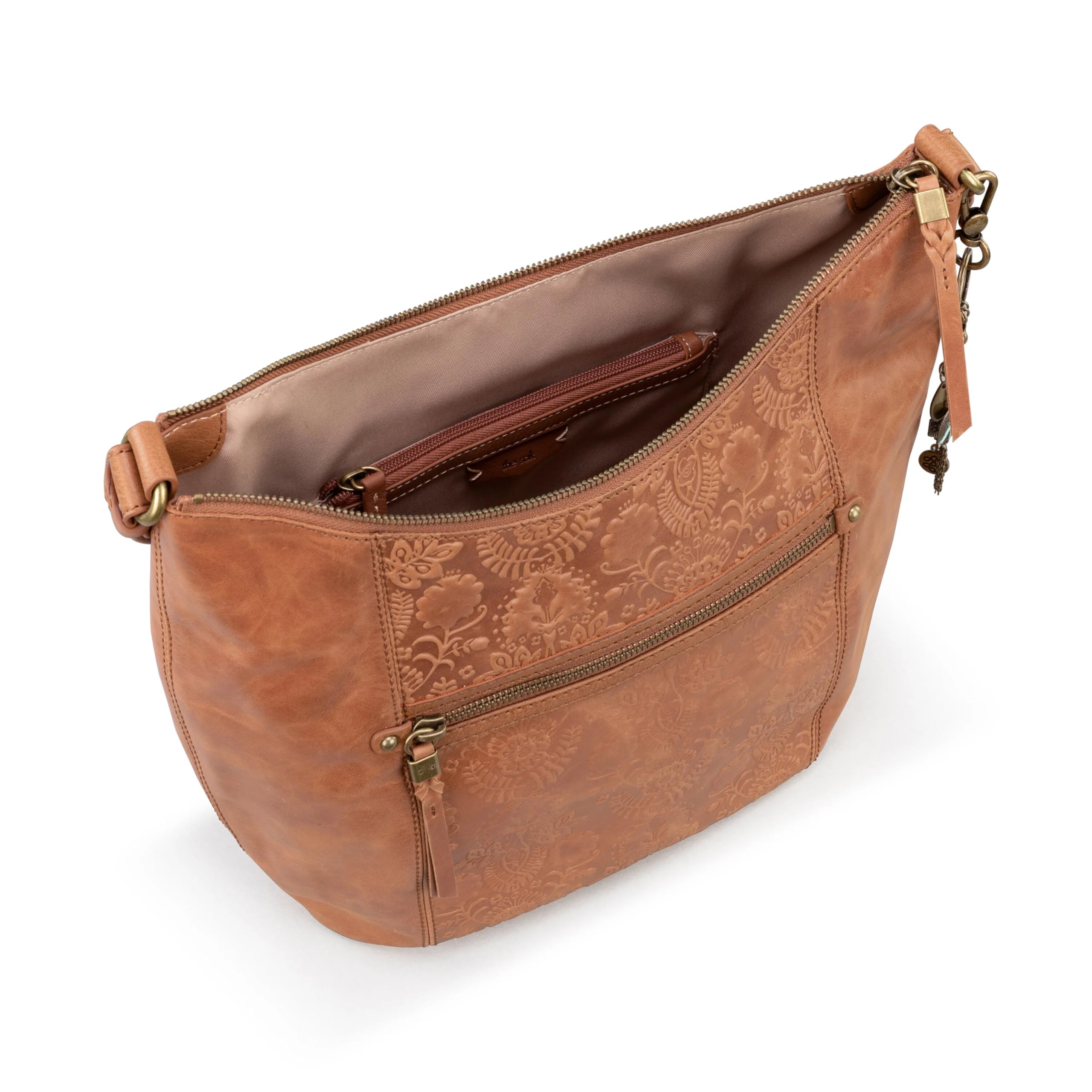 The Sak Sequoia Hobo Bag - Premium Large Leather Women's Handbag for Everyday Use & Travel - Durable Purse with Zipper Pocket - Perfect for Work, Shopping and Weekend Getaways