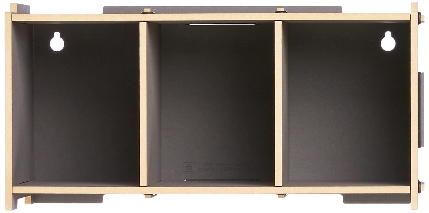 Wooden CD Holder - Medium Size, Grey - Organize Your Music Collection for Home, Office, or Car Use