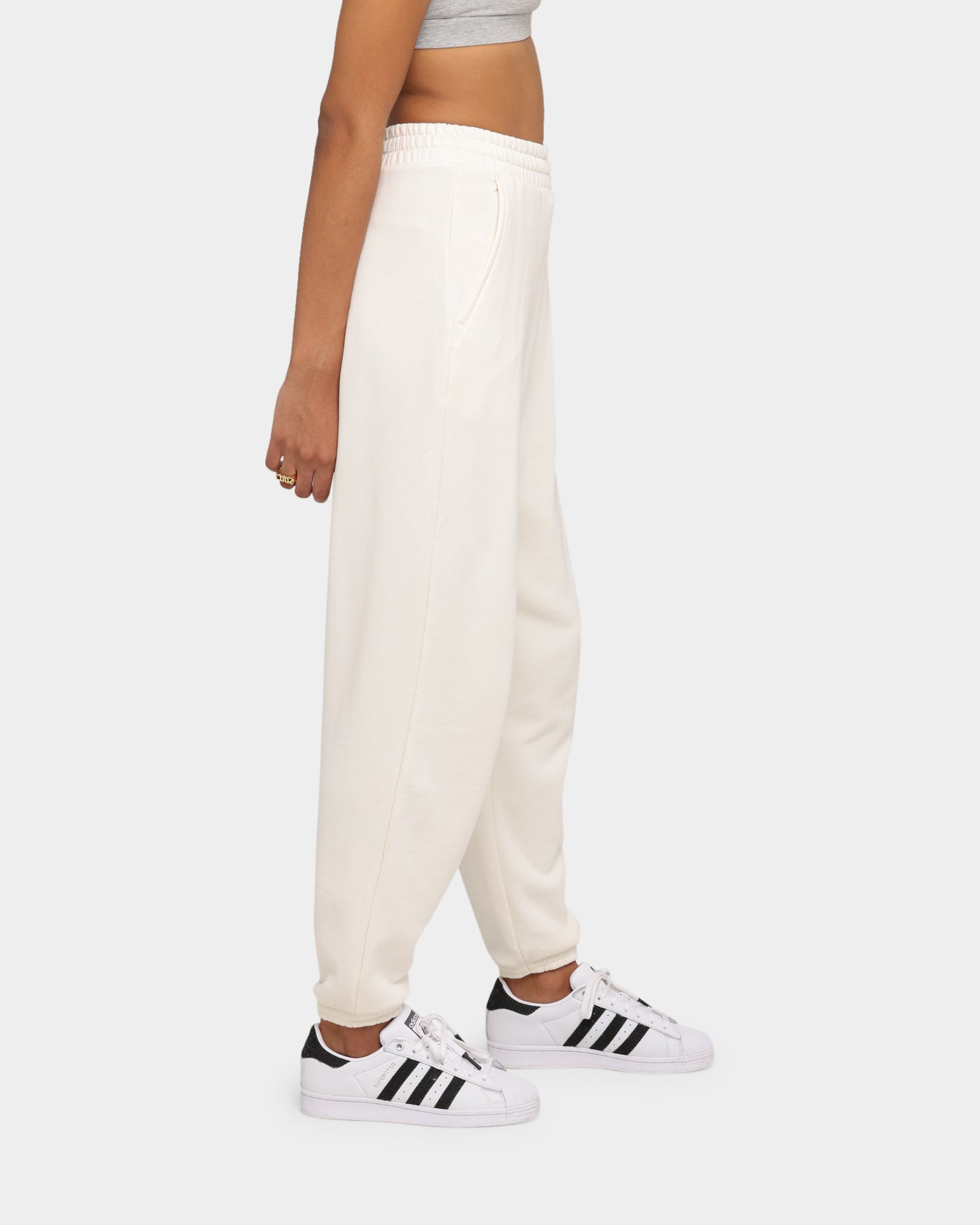 Adidas Women's Relaxed Non-Dye Jogger Pants - Soft Comfortable Athletic Lounge Pants for Running, Yoga & Casual Wear
