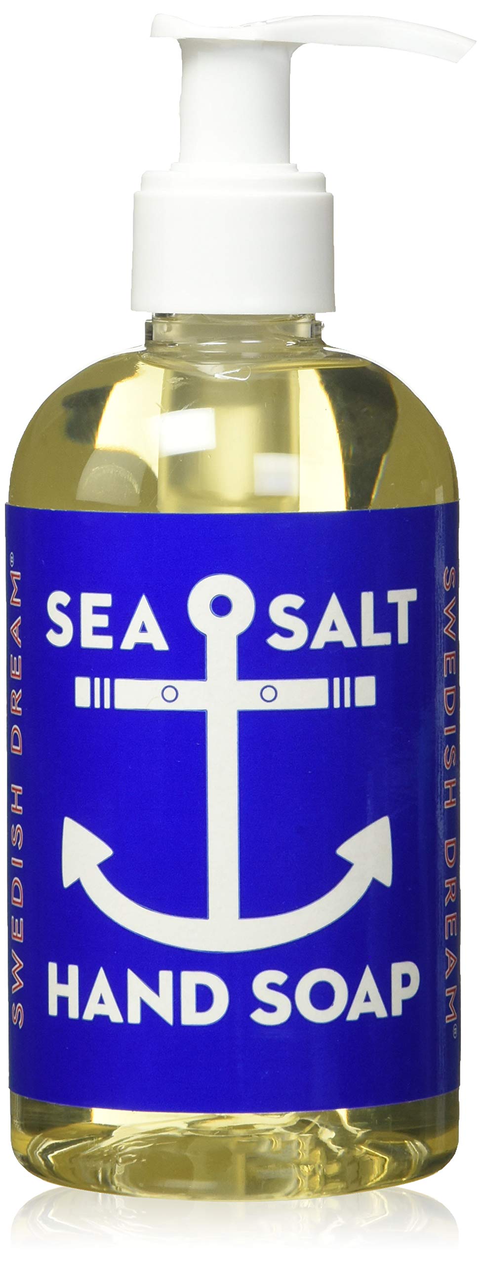 Swedish Dreams Sea Salt Liquid Hand Soap - Moisturizing & Refreshing - Perfect for Bathroom, Kitchen & Travel - 16.9 fl oz