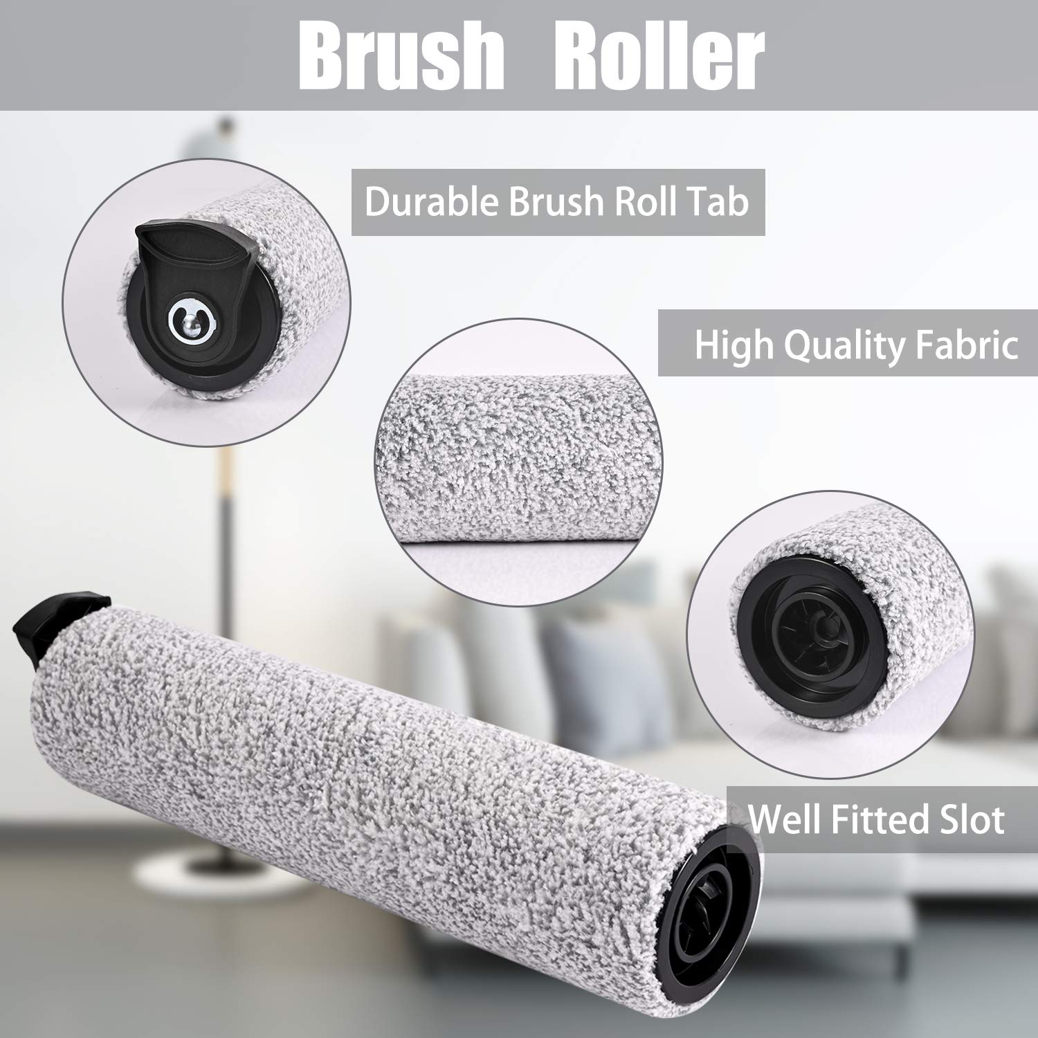 iFloor 3 Vacuum Brush Roller & HEPA Filter Set (3-Pack) - for Wet/Dry Cleaning