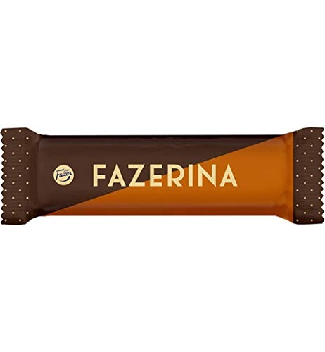 Fazer Fazerina Filled Milk Chocolate Bars - 70 Pack (37g Each) | Delicious Snack for Office, Travel & Gifting