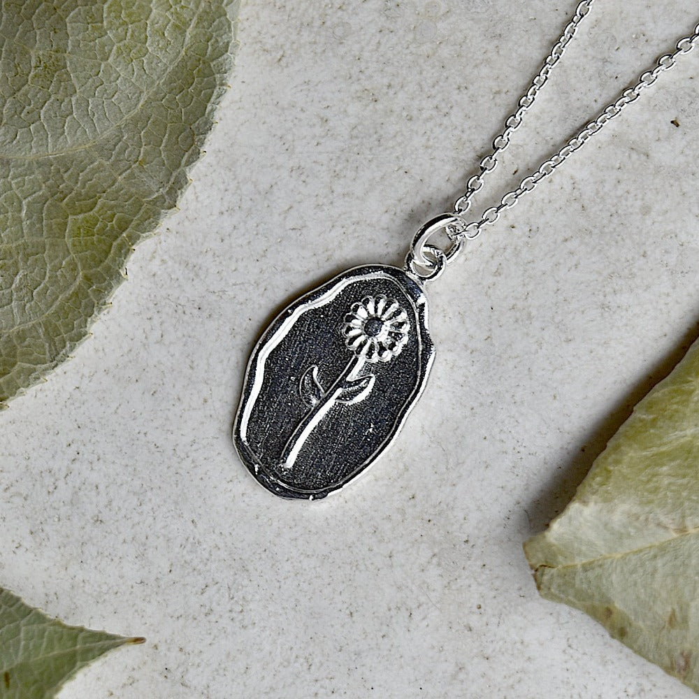 Flower of the Month Charm Necklace - Birth Month Floral Pendant Jewelry for Women - Perfect Gift for Birthday, Anniversary & Special Occasions