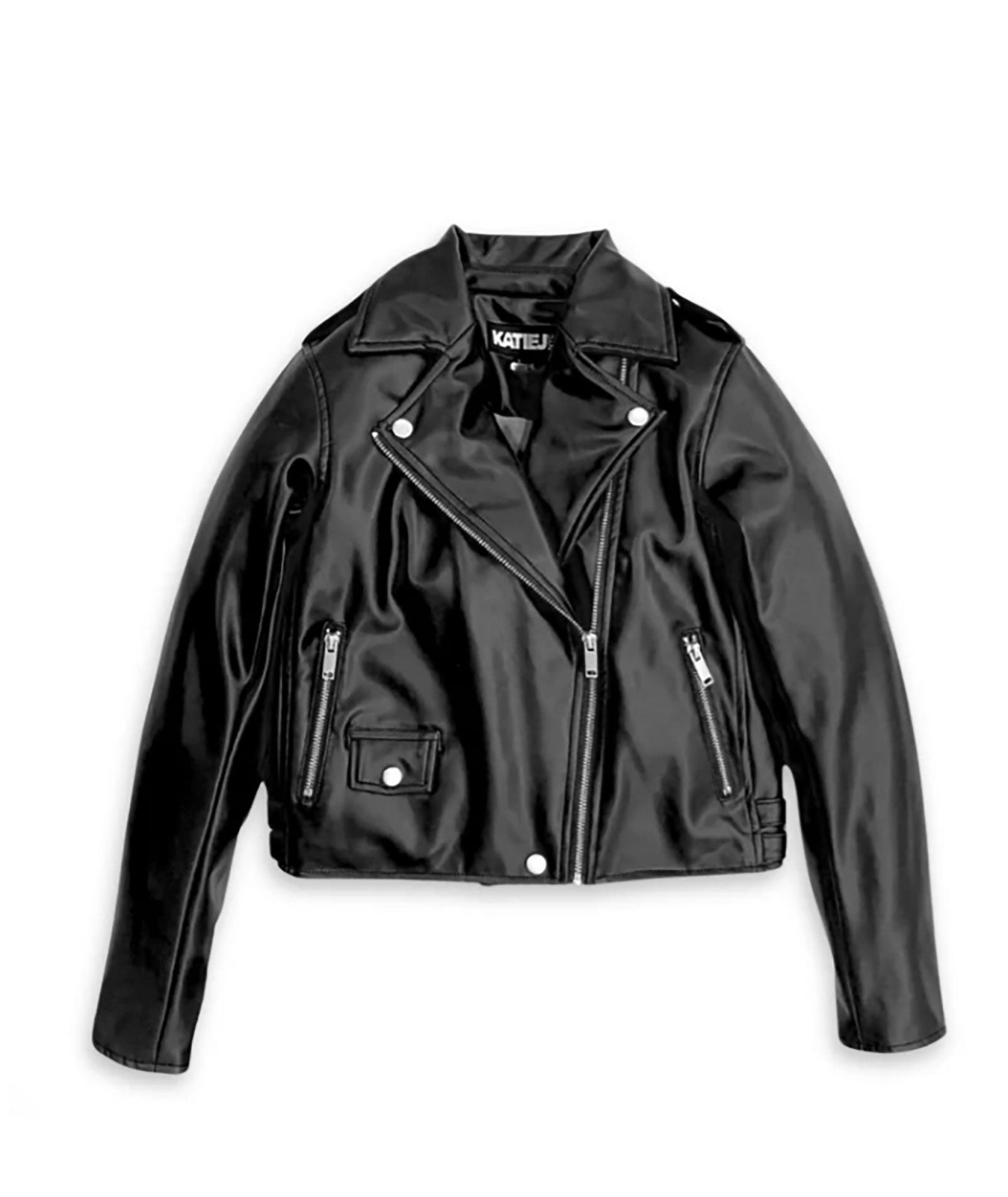 Katie J NYC Juniors Jagger Moto Jacket - Stylish Women's Biker Jacket for Teens & Young Adults | Perfect for Casual Outfits, Motorcycle Rides & Night Out