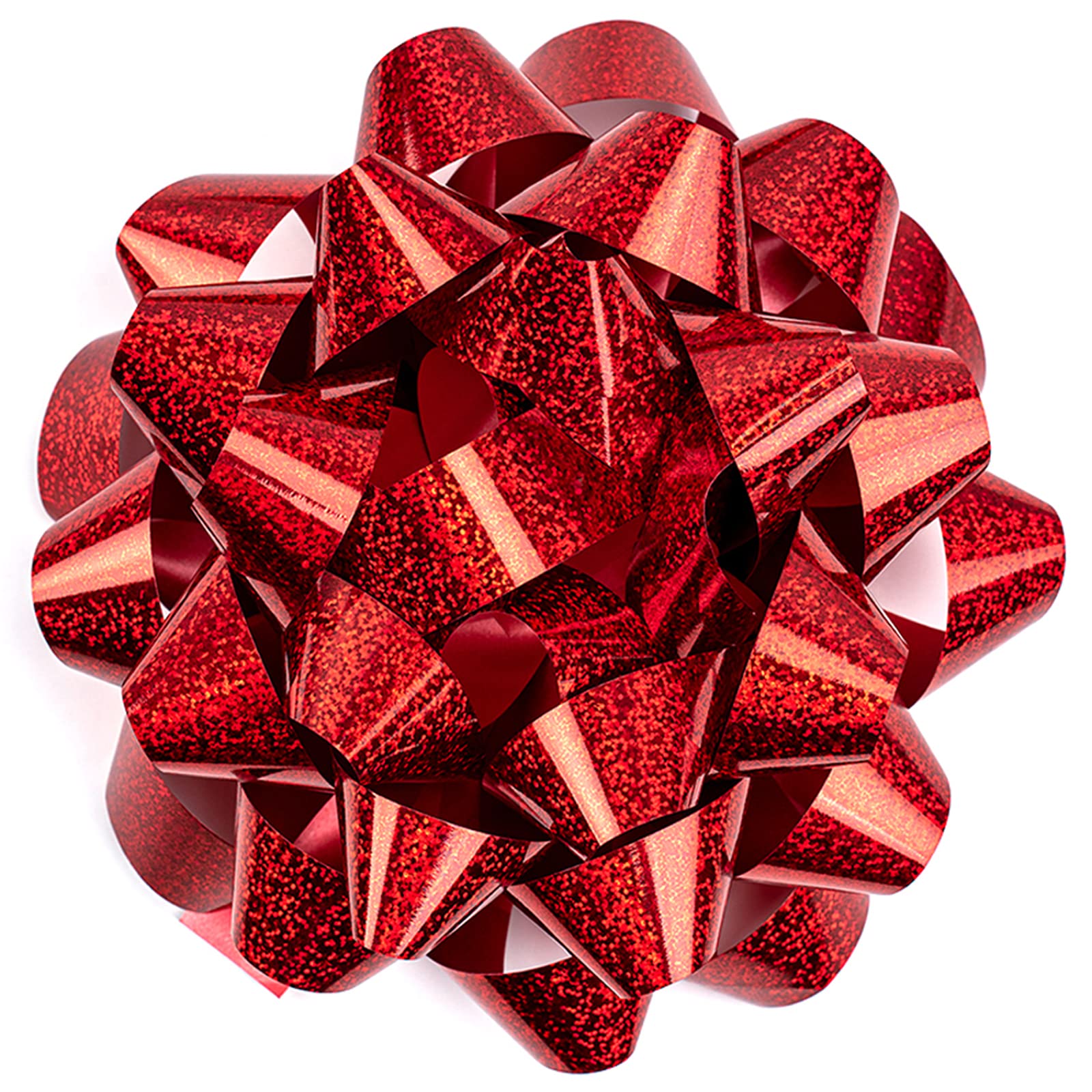MAYPLUSS 8 Inch Red Gift Bow - Premium Quality Decorative Bow for Birthday, Christmas, Holiday & Party Favors - Perfect for Gift Wrapping, Wedding Decorations & DIY Crafts