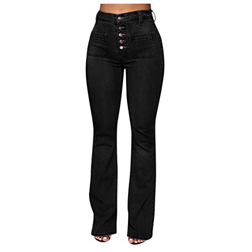 Petite Flare Jeans for Women - Curvy Fit High Waisted Stretchy Bell Bottom Jeans | Modern Bootcut Denim Pants for Casual Wear & Night Out