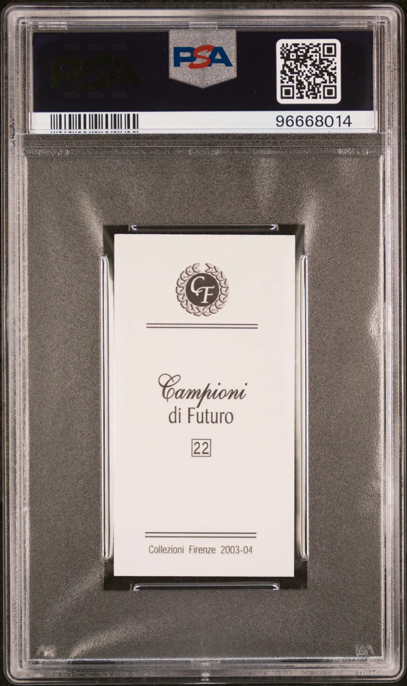 2003 Campioni DI Futuro Cristiano Ronaldo #22 PSA 9 Graded Soccer Card - Rare Collectible for Sports Memorabilia Fans & Soccer Card Collectors - Perfect for Display, Investment, and Trading
