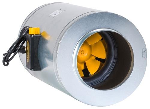 Can Fan 736751 Q-Max 8 Inch 785 CFM High Performance Inline Duct Fan - Perfect for Grow Rooms, Hydroponics & Ventilation Systems