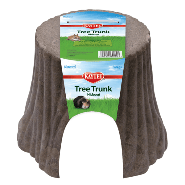 Kaytee Natural Tree Trunk Hideout for Small Pets - Hamster, Guinea Pig & Mouse Hideaway - Perfect for Cage Enrichment & Playtime
