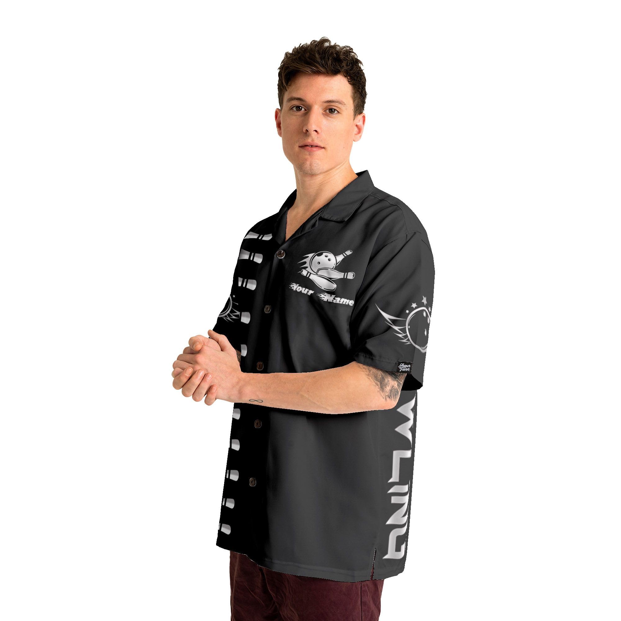 Custom Personalized Bowling Shirts with Names for Men & Women | Stylish Hawaiian Bowling Shirts for Team Uniforms & League Play