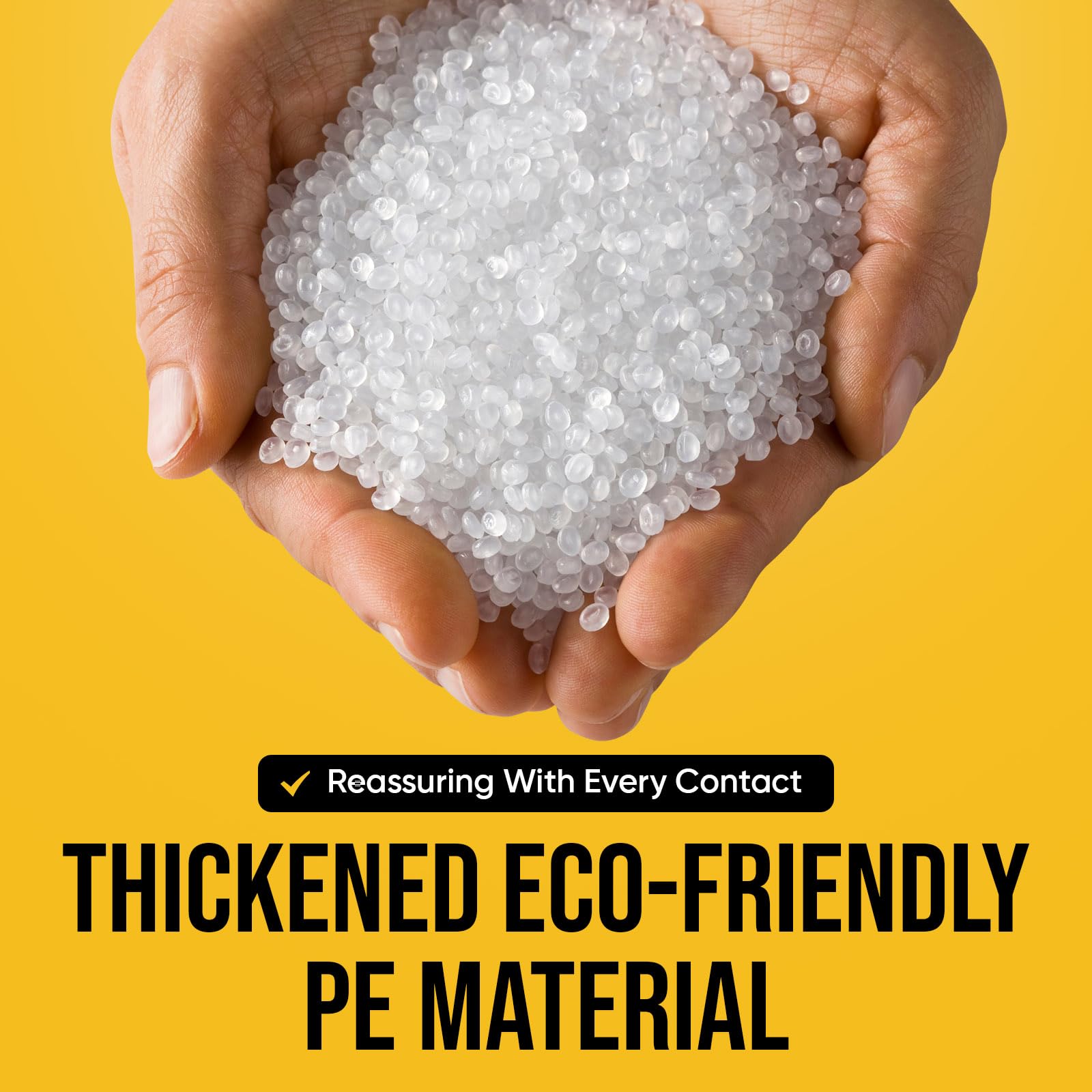 4 Gallon Small Trash Bags - 100 Count Thickened & Strong Trash Can Liners for Bathroom, Kitchen, Office | Unscented White Garbage Bags for Small Waste Bins & Compact Spaces