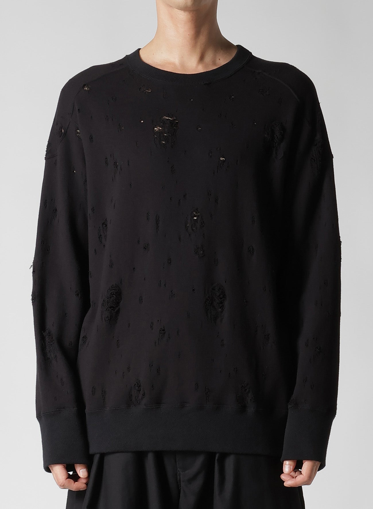 Damaged Lining Sweatshirt - Trendy Distressed Hoodie for Men & Women | Perfect for Casual Wear, Street Style & Layering