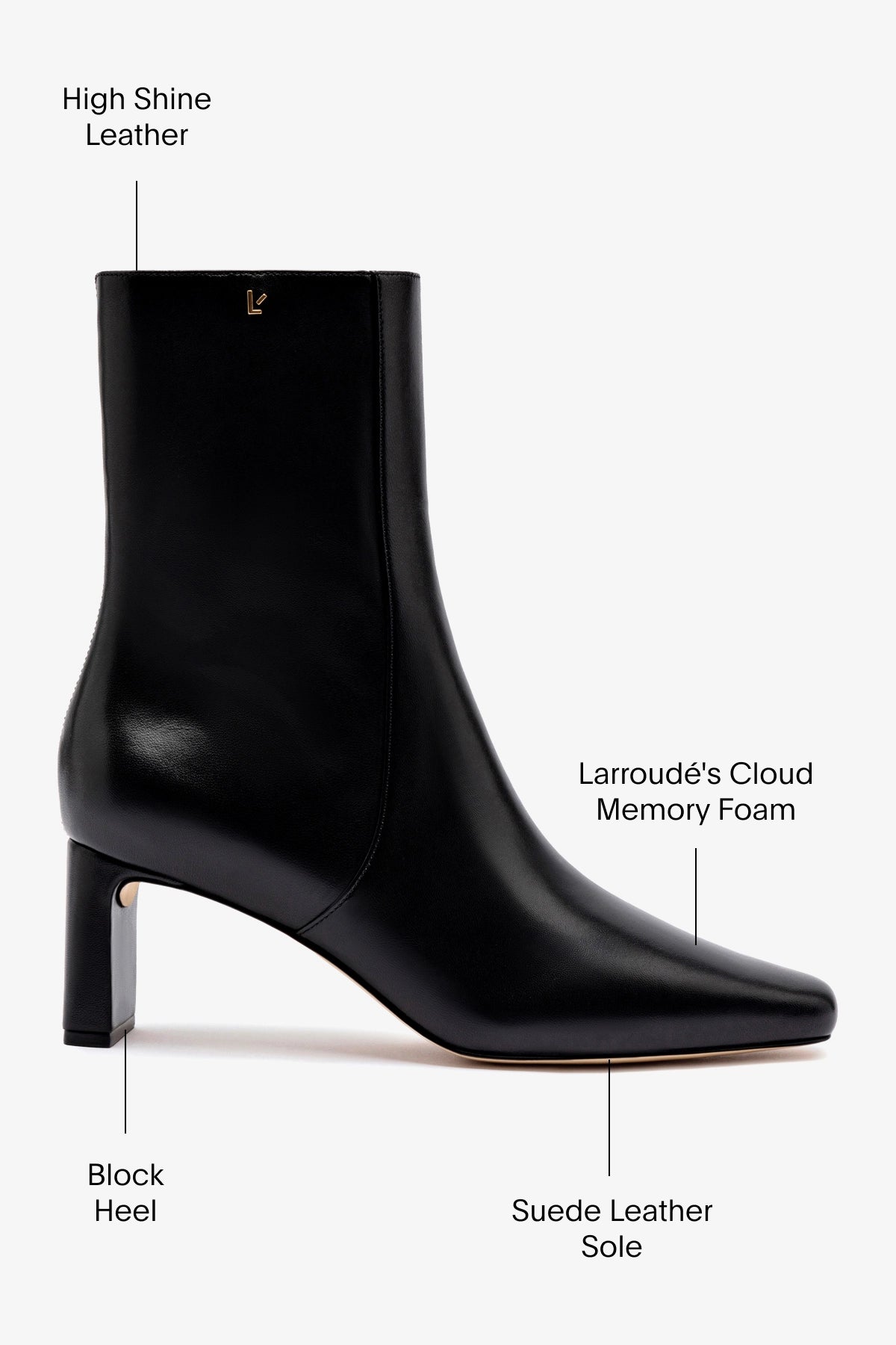 Alexis Black Leather Bootie - Stylish Women's Ankle Boots for Fall & Winter Fashion | Perfect for Office, Casual Outfits & Night Out