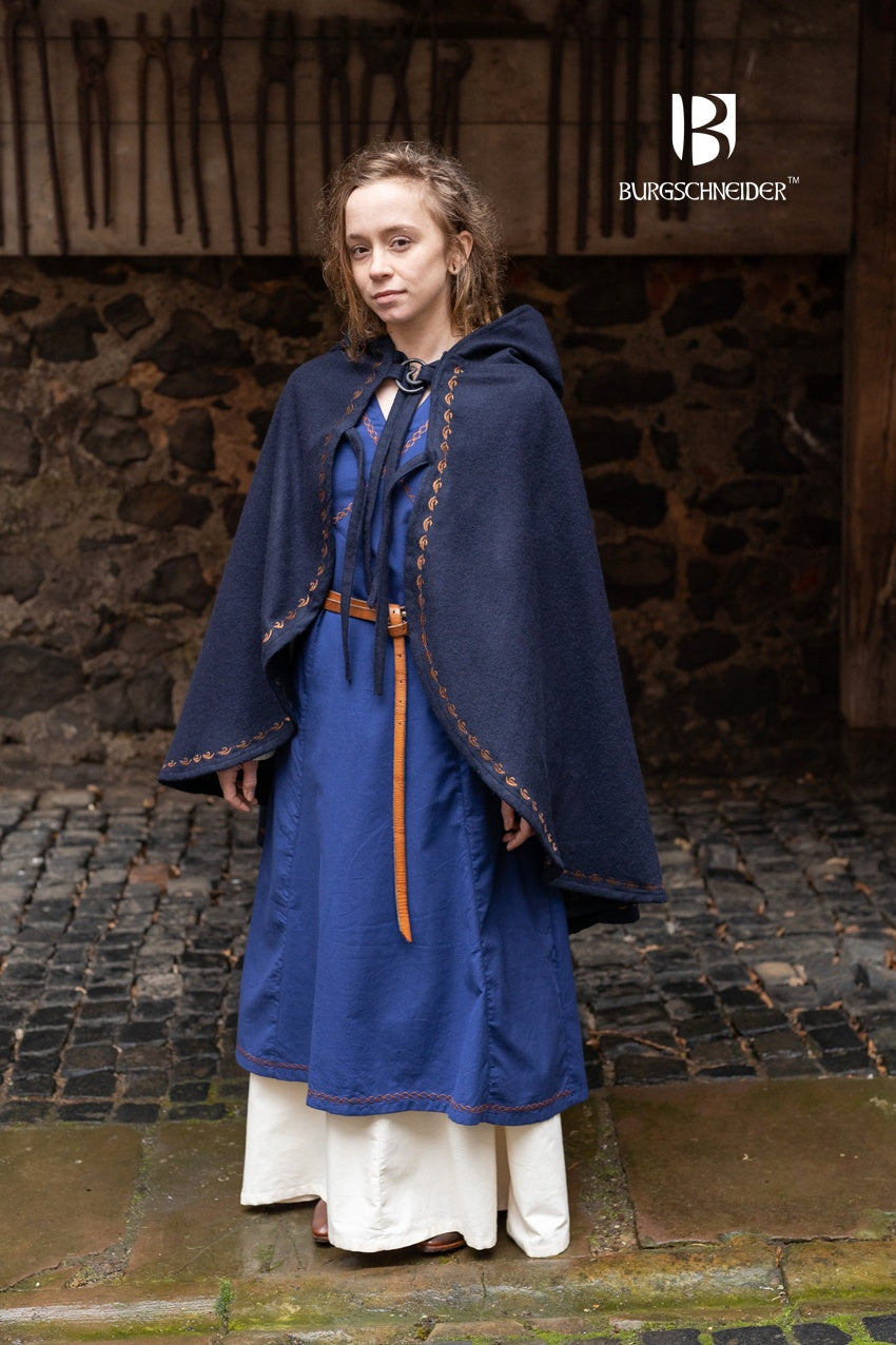 Premium Blue Cape Affra - Stylish & Comfortable Cape for Women | Perfect for Parties, Weddings & Special Occasions