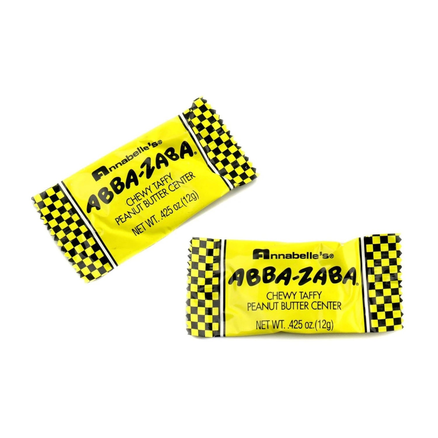 Annabelle's Abba Zaba Mini Bar - 10lb Bulk Case | Chewy Taffy Candy for Parties, Halloween Treats & Office Snacks