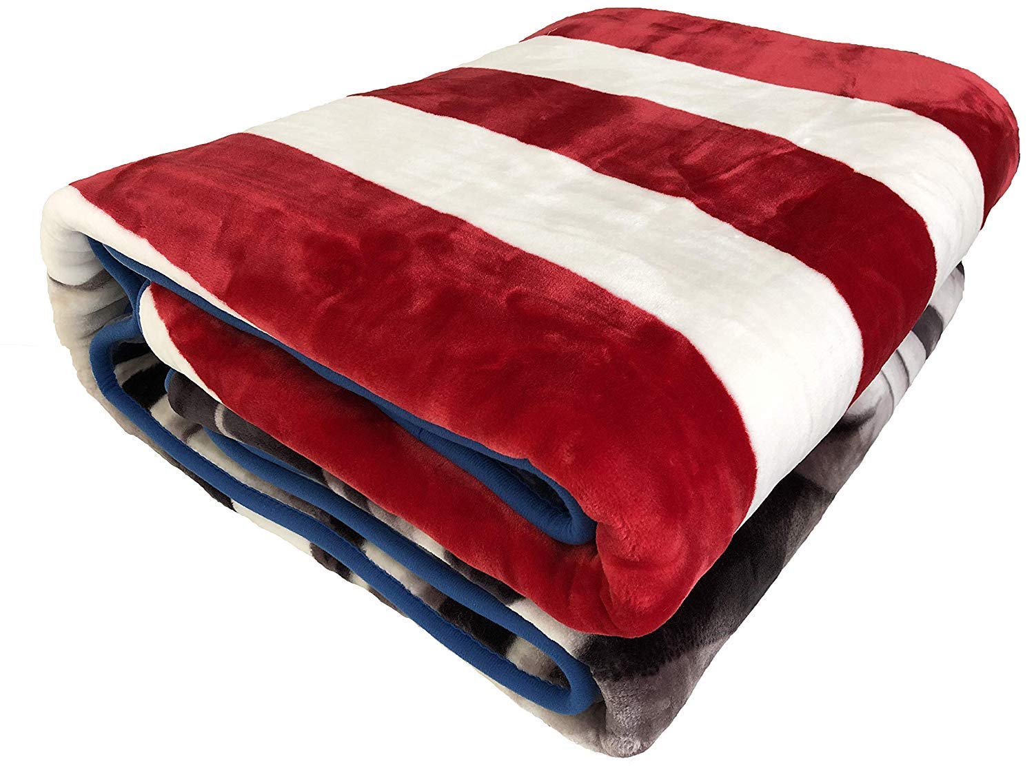 Solaron American Flag Korean Mink Throw Blankets - Soft Luxury Blanket for Bed, Couch & Outdoor Use - Patriotic Decor for Home, Camping & Gifts