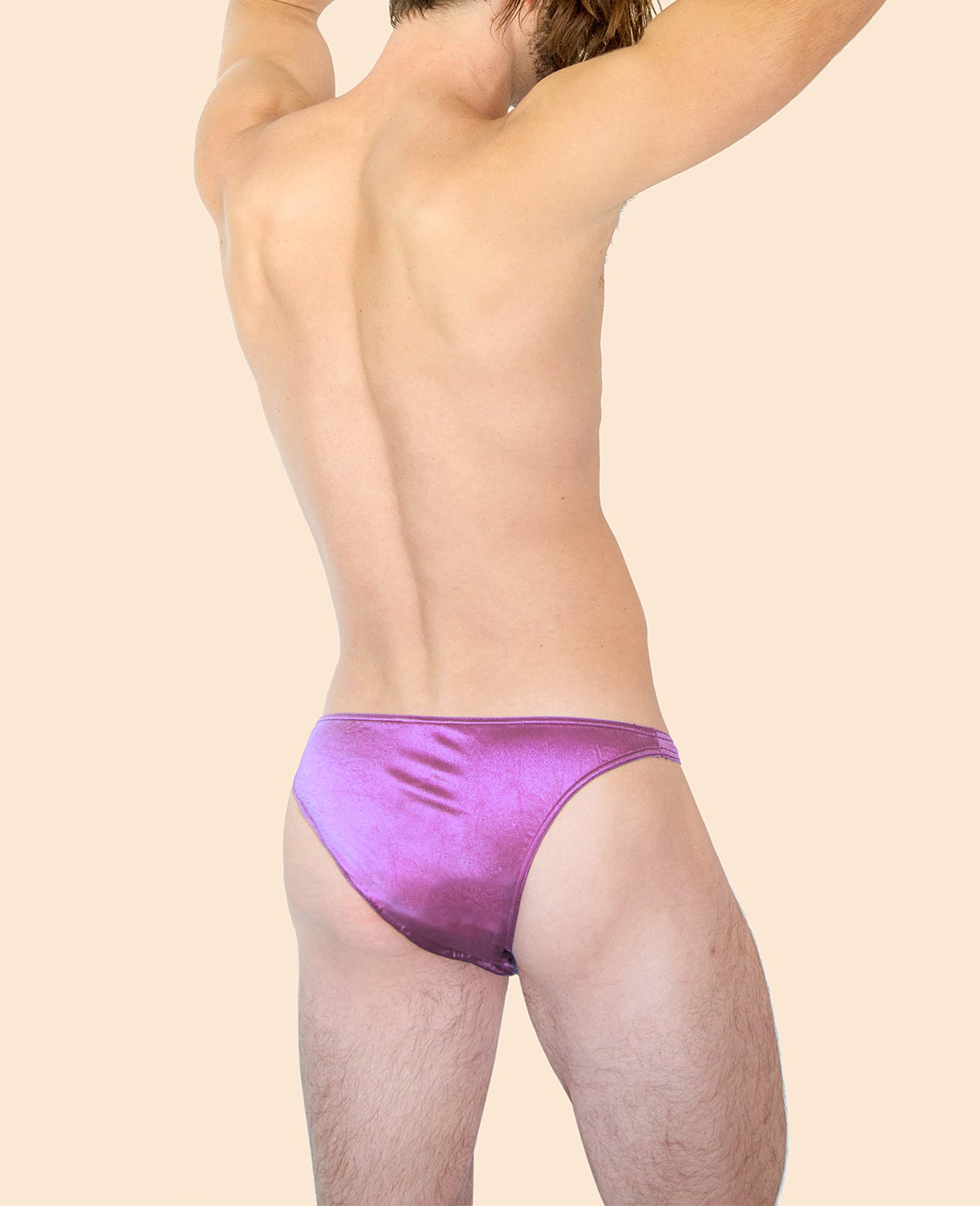 Silky Men's Satin Bikini Briefs - Small to 3XL - Multi-Pack for Comfort & Style