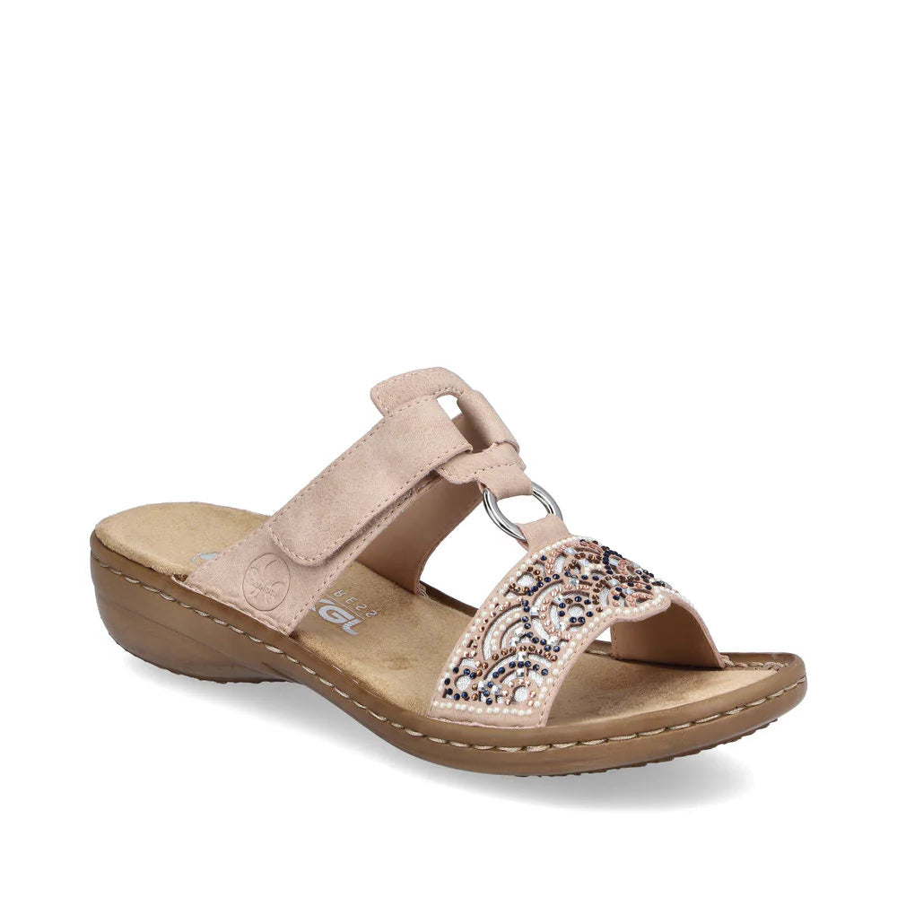 Rieker 608K2 Taupe Women's Comfortable Casual Shoes for Walking, Work & Everyday Wear