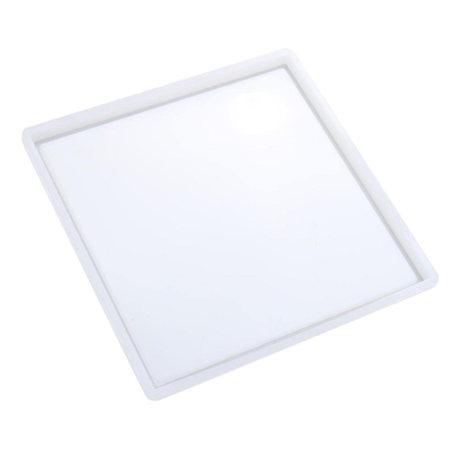 Premium Silicone Rectangle Rolling Tray Mold - 23x23x1.2cm Large Epoxy Resin Serving Tray for DIY Jewelry Making, Home Decor & Craft Projects - Perfect for Resin Art, Party Serving & Organizing Small Items