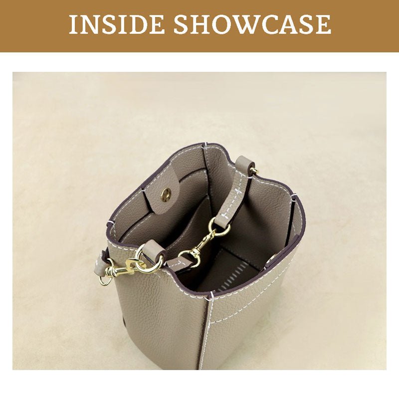 DIY Leather Bucket Bag Kit for Women - Handmade Craft Project with Premium Babylon Leather - Perfect for Gift Giving, Fashion Accessories & Creative Hobbies