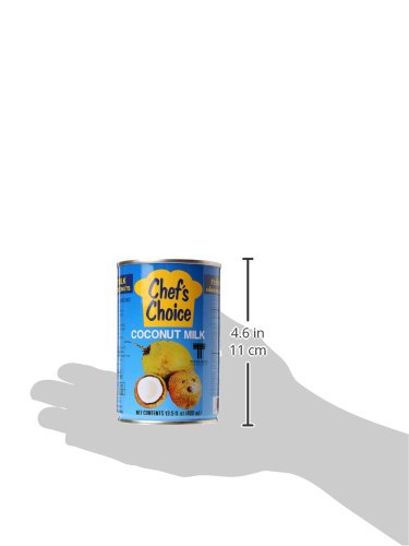 Premium Chef's Choice Coconut Milk - Medium, 13.5 Oz (Pack of 24) | Organic, Dairy-Free, Vegan | Perfect for Smoothies, Curries & Baking