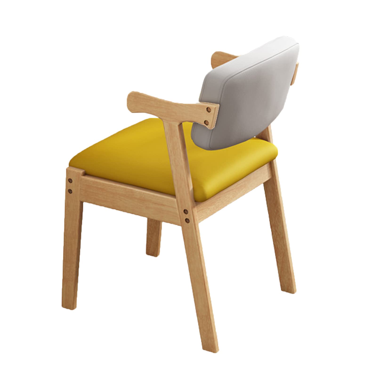 Nordic Modern Dining Chair - Minimalist Backrest Armchair for Home, Hotel & Study Desk - Comfortable Small Stool for Kitchen, Office & Living Room