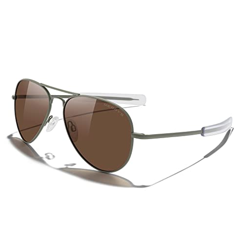 Military Olive Frame/American Tan Polarized Lens