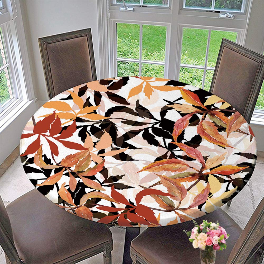 Waterproof Elastic Round Tablecloth - 43