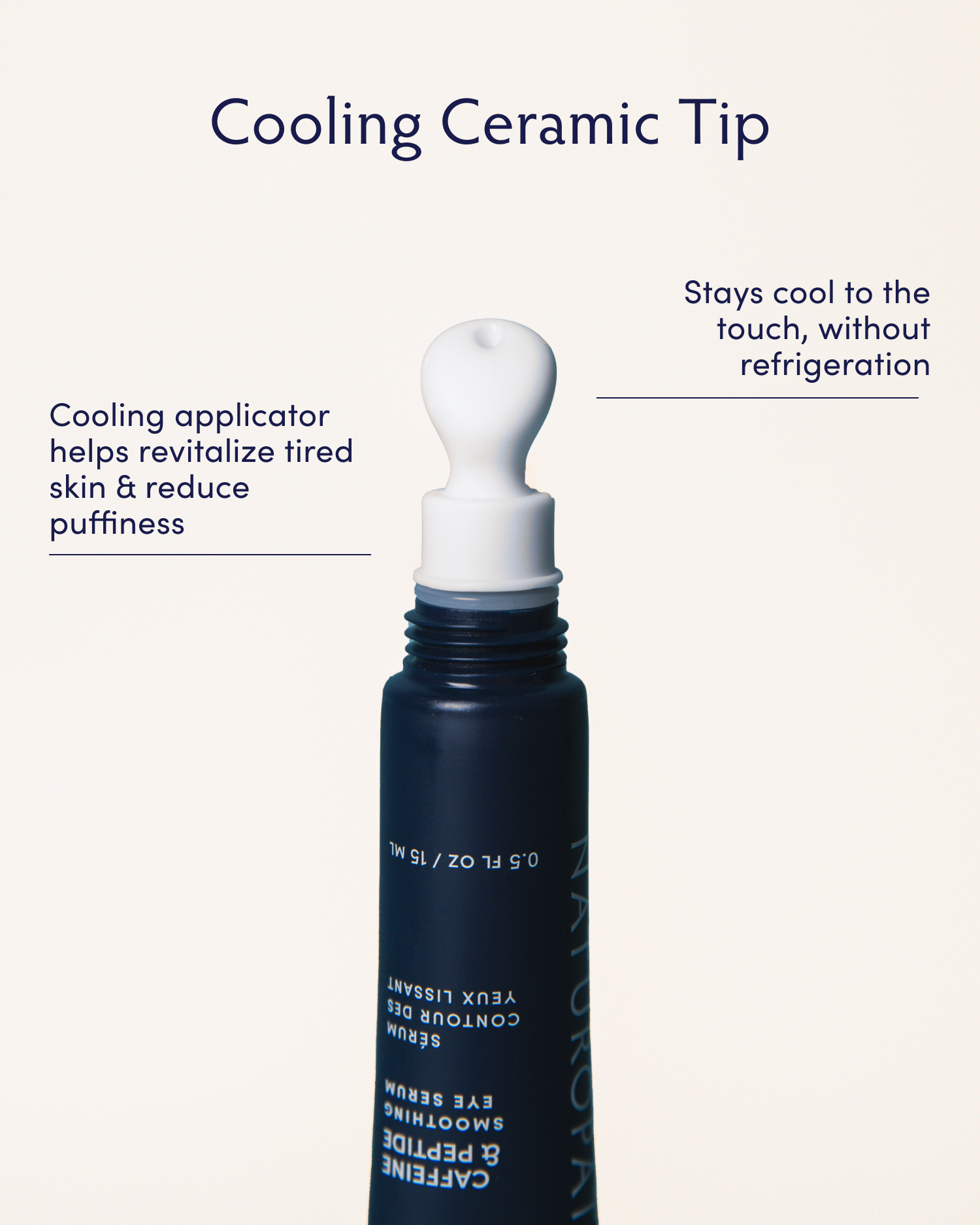 Best Caffeine + Peptide Eye Serum for Dark Circles & Puffiness - Anti-Aging Under Eye Treatment for Brighter, Youthful Look - Perfect for Morning Skincare Routine & Travel