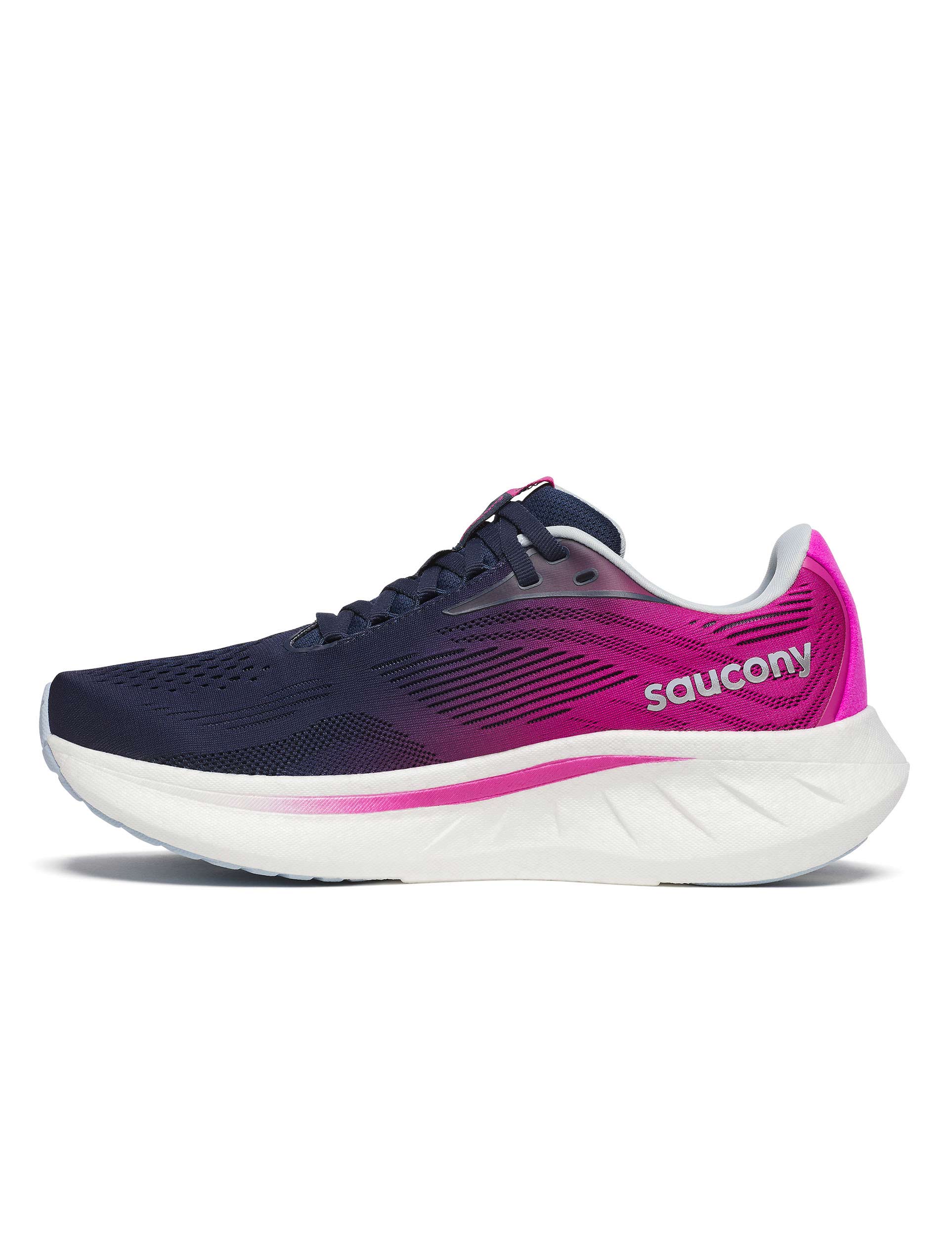 Ride 18 Navy/Fuchsia Running Shoes - Lightweight & Cushioned for Women - Perfect for Jogging, Gym Workouts & Daily Wear