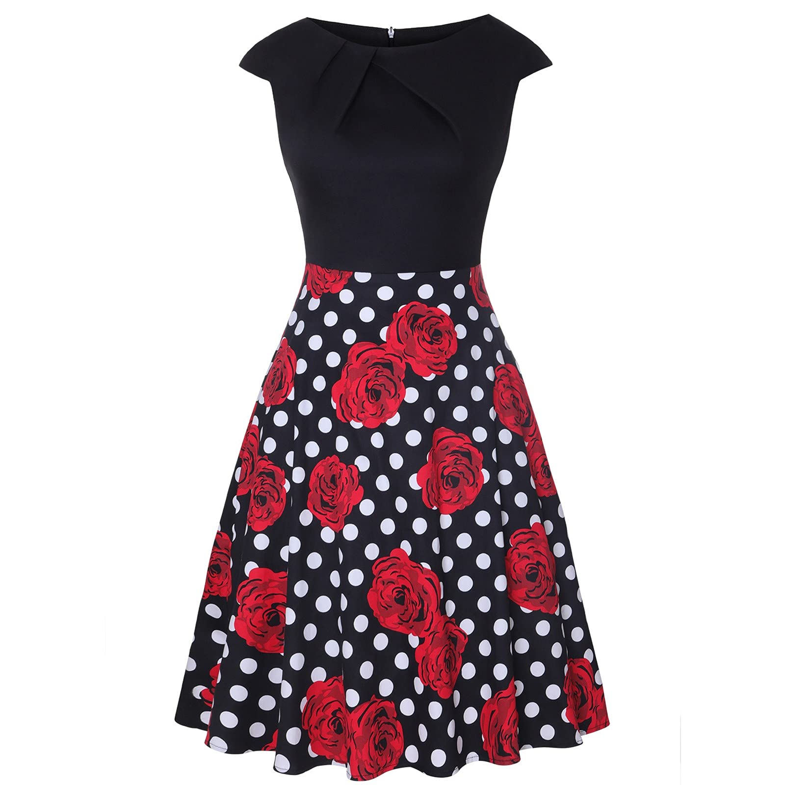 Elegant Women's Short Sleeve A-Line Cocktail Dress for Wedding Guest, Party & Special Occasions | Flattering Swing Dress for Women | Perfect for Evening Events, Bridal Showers & Formal Gatherings