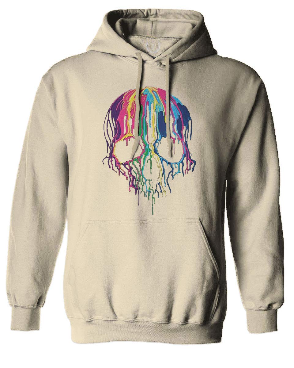 Cool Skull Melting Graphic Bones Hoodie - Streetwear Hip Hop Hipster Sweatshirt for Men & Women | Perfect for Casual Wear, Concerts, and Urban Fashion
