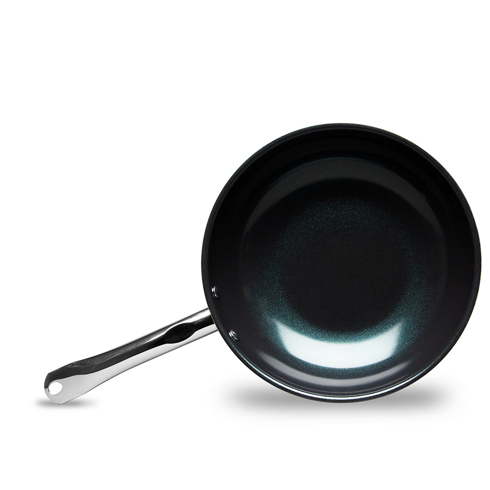 Premium Bluestone® Diamond-Infused Nonstick Frying Pan - PFOA-Free, Scratch-Resistant Cookware for Healthy Cooking - Perfect for Searing, Frying & Sauteing - Ideal for Gas, Electric & Induction Stoves