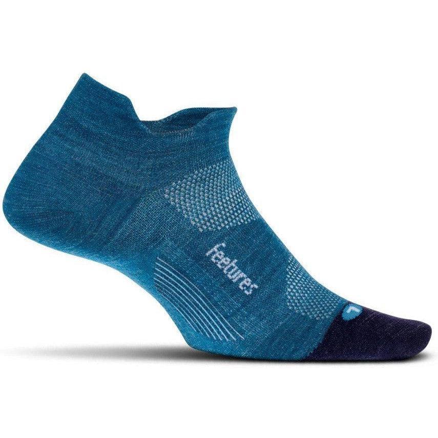 Feetures Merino 10 Cushion No Show Tab Socks - Ultra Soft Wool Running & Athletic Socks for Men & Women - Perfect for Gym, Hiking & Everyday Wear