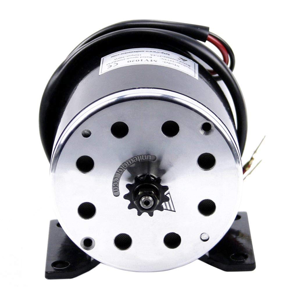24V 500W Brushed Speed Motor & Controller Kit - High Performance for Electric Scooters, Go Karts, Bicycles, E-Bikes, Tricycles & Mopeds - Perfect for Commuting, Off-Road Adventures & DIY Projects