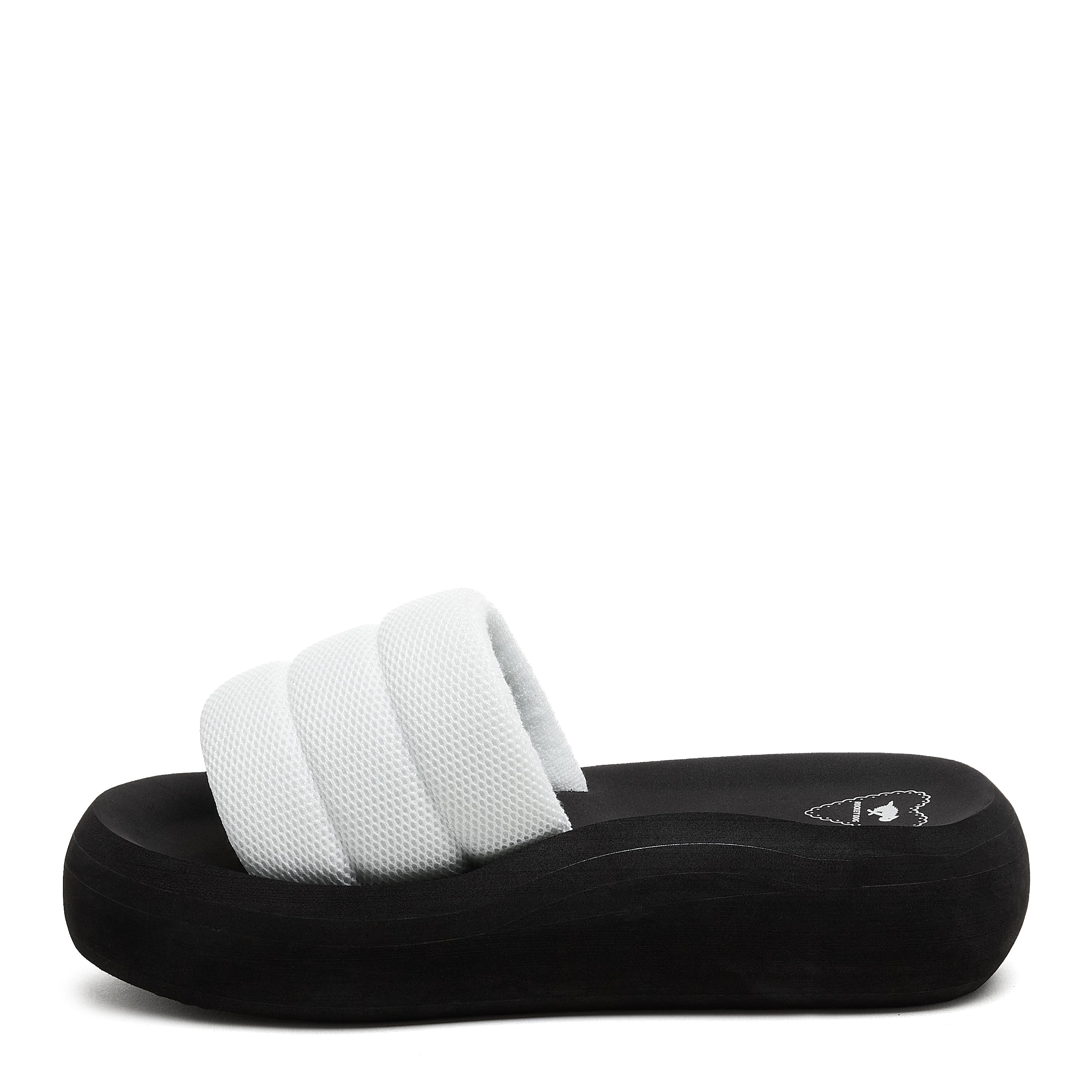 Waterproof White Slide Sandals for Women - Comfortable Beach Pool Slides with Non-Slip Sole - Perfect for Summer, Vacation, and Outdoor Activities