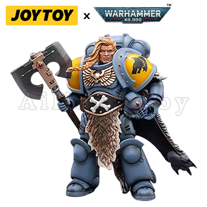 1/18 JOYTOY Warhammer 40K Space Marine Wolves Claw Action Figure Set (4PCS) - Perfect for Collectors, Tabletop Gaming & Display