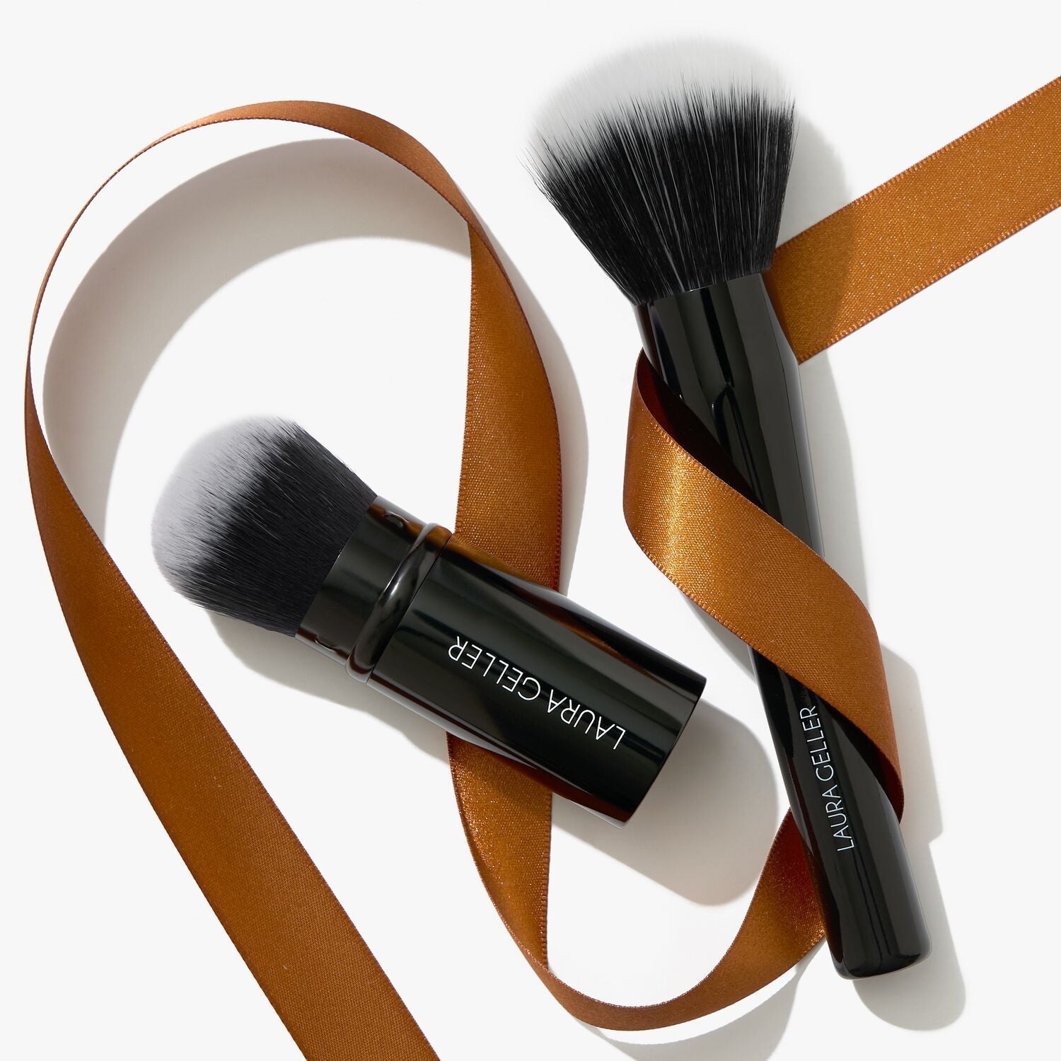 2-Piece Face Brush Set for Makeup & Skincare - Soft Bristles for Foundation, Powder & Blending - Perfect for Daily Beauty Routine & Professional Use