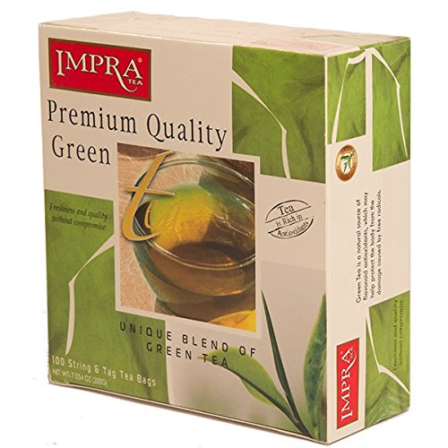 Impra Premium Green Tea - 100 Tea Bags (3 Pack) | High-Quality Antioxidant Rich Loose Leaf Tea | Perfect for Morning Energy, Afternoon Relaxation & Weight Loss