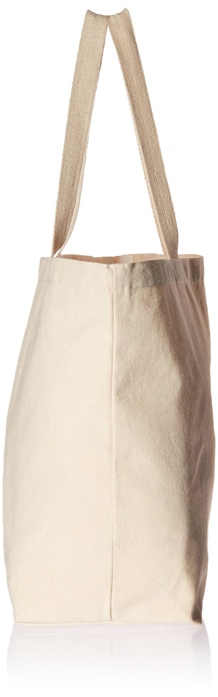 Eco-Friendly Recycled Cotton Tote Bag - Natural Reusable Shopping Bag for Groceries, Beach & Everyday Use