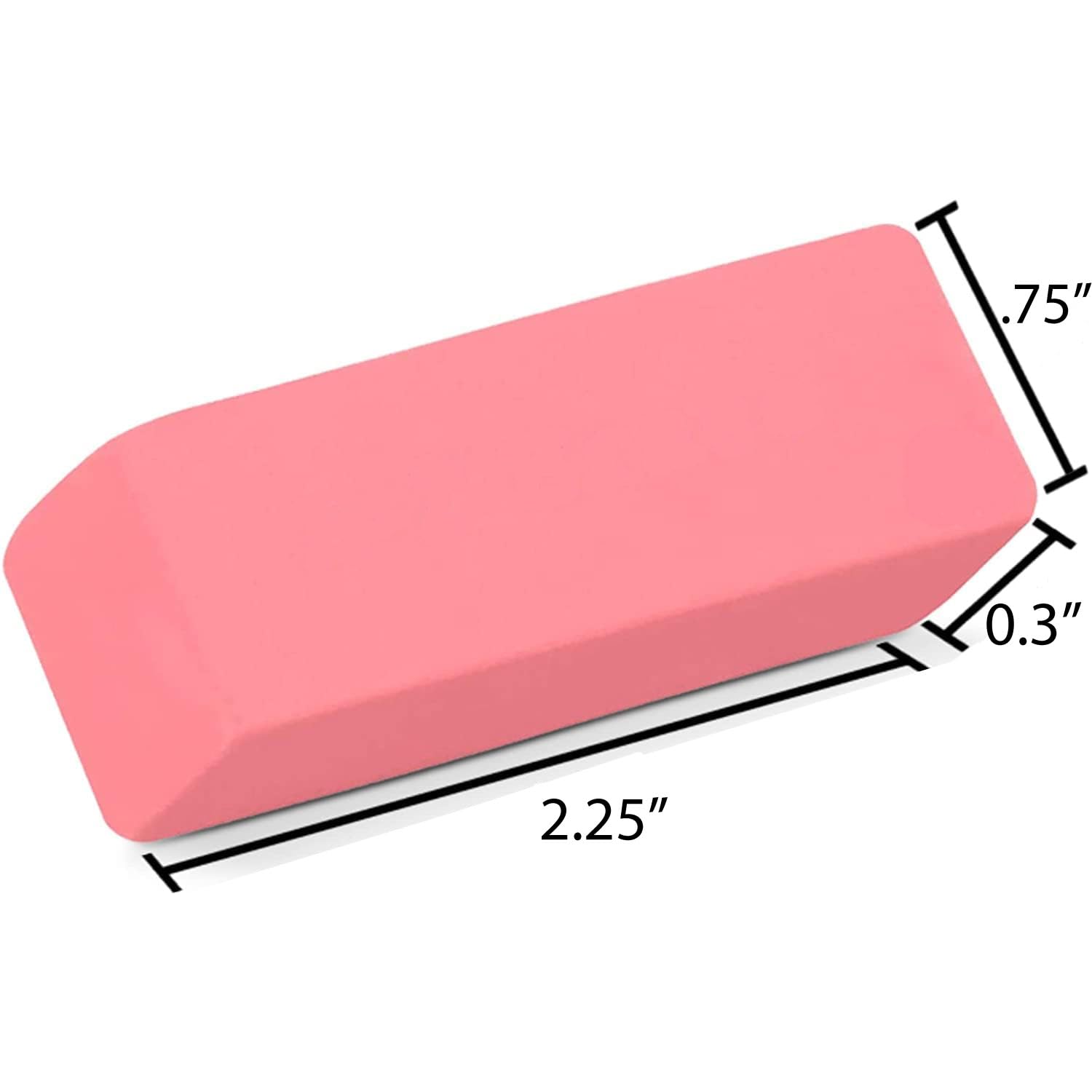**Bulk Pink Erasers for Kids - Latex-Free, 300-Pack for School & Art**