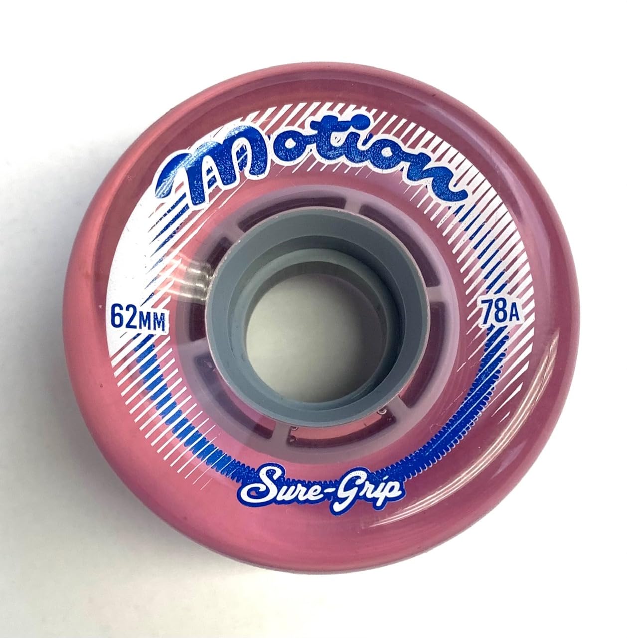 Sure-Grip Motion Outdoor Roller Skate Wheels - High-Performance 78A Wheels for Smooth Outdoor Skating - Perfect for Park Trails, Street Skating & Roller Derby Practice