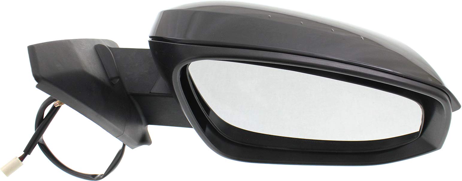 Toyota 4Runner 2014-2018 Power Heated Side Mirrors - Driver & Passenger Replacement - No Signal Light & Puddle Lamp - Paintable - Perfect for Winter Driving & Enhanced Visibility