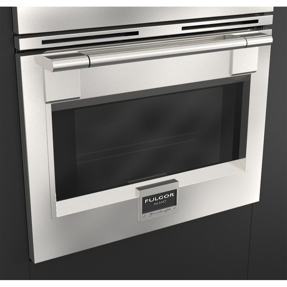 Fulgor Milano 30 Inch Stainless Steel Built-In Double Electric Wall Oven - F6PDP30S1 | Perfect for Modern Kitchens, Baking & Entertaining